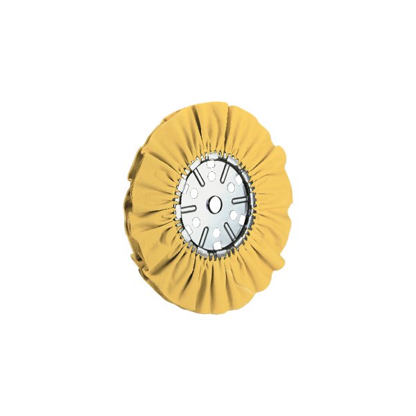 Formax® - Zippo™ 16" Cloth Yellow Golden Boy Mill Treated Bias-Cut Buffing Wheel