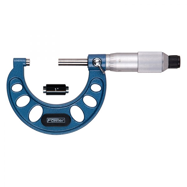 Fowler High Precision® - 52-240 Series™ 1 to 2" SAE Steel Mechanical Outside Micrometer
