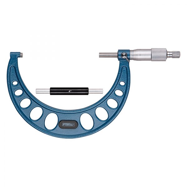 Fowler High Precision® - 52-240 Series™ 4 to 5" SAE Steel Mechanical Outside Micrometer