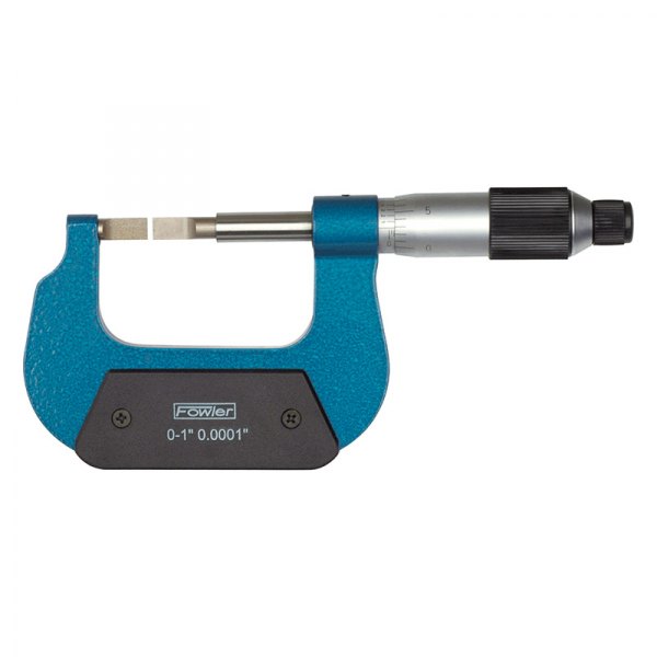 Fowler High Precision® - 3 to 4" SAE Steel Mechanical Outside Blade Type Micrometer