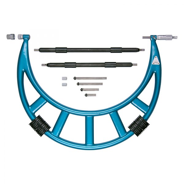 Fowler High Precision® - 12 to 16" SAE Steel Mechanical Outside Interchangeable Anvil Micrometer