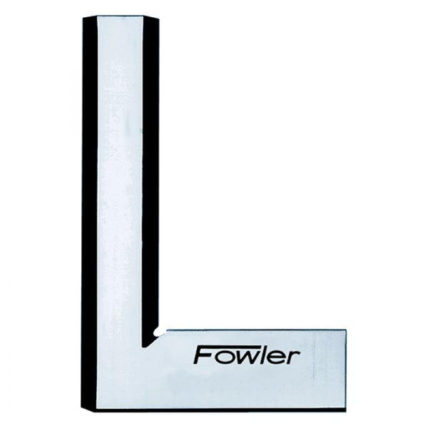 Fowler High Precision® - 4" Steel Beveled Edge Flat Square