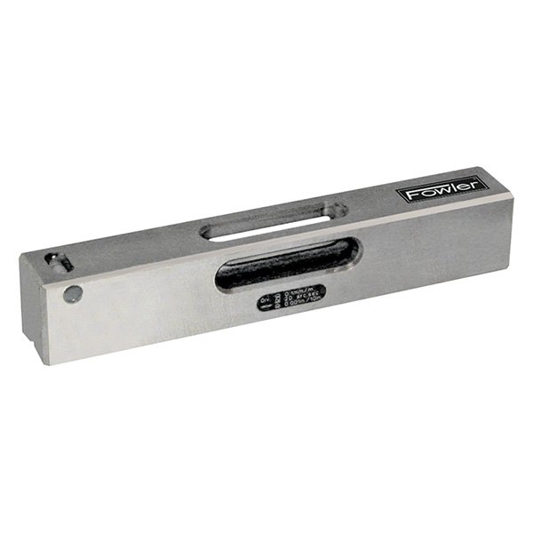 Fowler High Precision® - 8" Spirit Shaft Box Beam Level with Side Viewing Slots and Prismatic Base