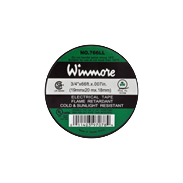Frank Winne Son® - Winmore™ 60' x 0.75" Black Electrical Tape