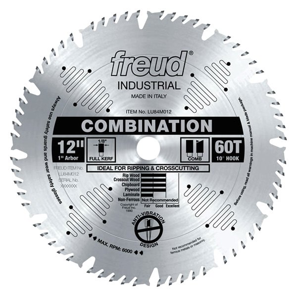 SAW BLADE COMBO 12" 60T 
