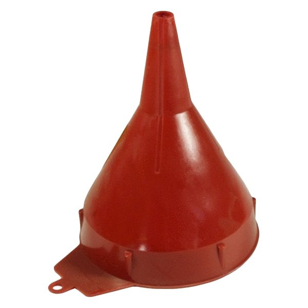 Funnel King® - 0.125 gal 5" Red Polyethylene Funnel with Screen