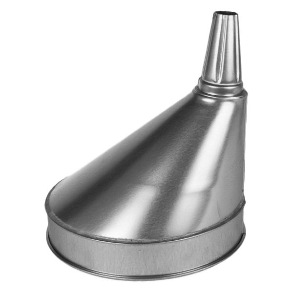 Funnel King® - 1.5 gal 10.5" Gray Galvanized Steel Offset Funnel