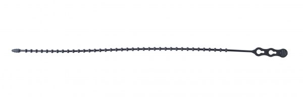 Gardner Bender® - Beadle™ 18" x 140 lb Nylon Black UV Resistant Heavy-Duty Reusable Beaded Cable Ties