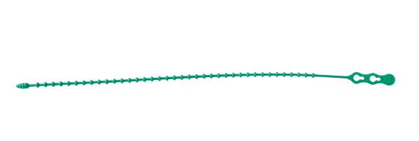 Gardner Bender® - Beadle™ 18" x 140 lb Nylon Green Heavy-Duty Reusable Beaded Cable Ties