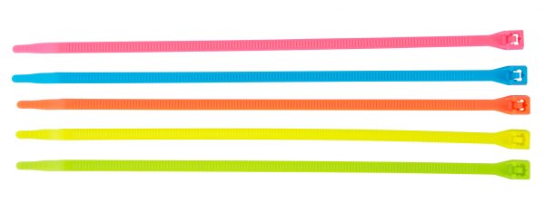 Gardner Bender® - 8" x 75 lb Nylon Multi-Color Fluorescent Cable Ties