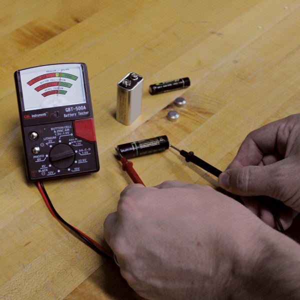 22.5 Gardner Bender GBT-500A Analog Battery Tester for 1.5 V Button Cell 
