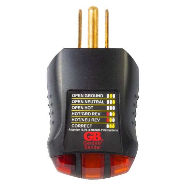 Gardner Bender® - Outlet Receptacle Tester and Circuit Analyzer