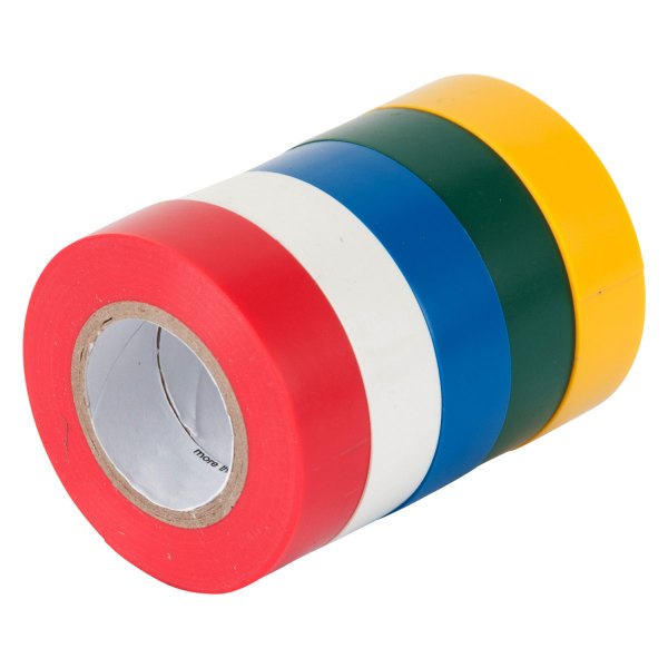 Gardner Bender® - 5-Piece 20' x 0.5" Multi-Color Electrical Tape Kit