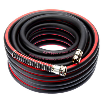 Gates® 27575 - 5/8" x 75' Black Hybrid Water Hose