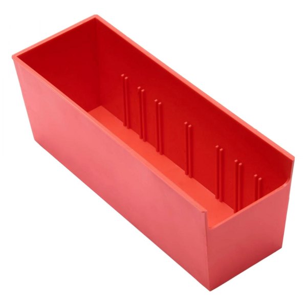 Gates® - 3.5" Red Plastic Bin with Dividers