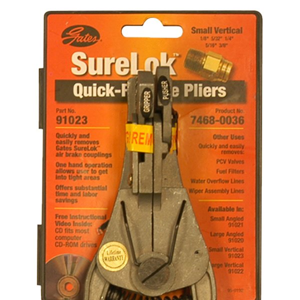 Gates® - SureLok™ 1/8" to 3/8" Vertical Quick-Release Push-Lock Pliers