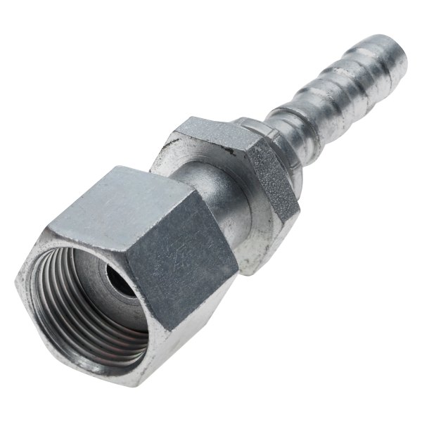 Gates® - 1/4" x 2.16" Stainless Steel Male Pipe (NPTF 30° Cone Seat) Braid Coupling