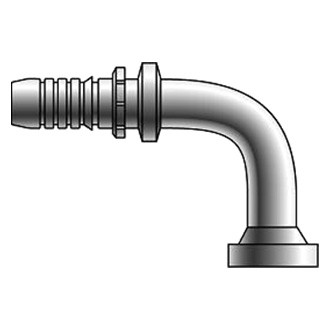 Gates® - GlobalSpiral™ 1" x 5.31" Code 61 O-Ring Flange 90° Bent Tube Coupling