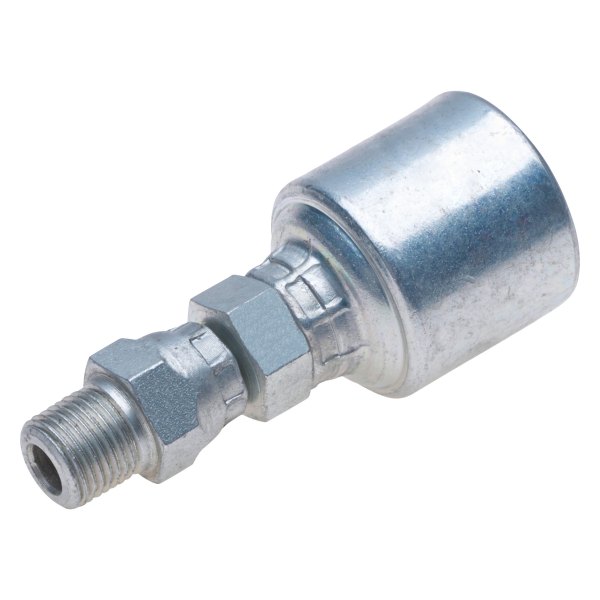 Gates® - MegaCrimp™ 1/4" x 2.73" Male Pipe Swivel (NPTF without 30° Cone Seat) Coupling