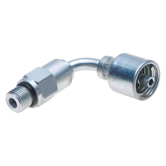 Gates® - MegaCrimp™ Male O-Ring Boss Swivel 90° Bent Tube Coupling