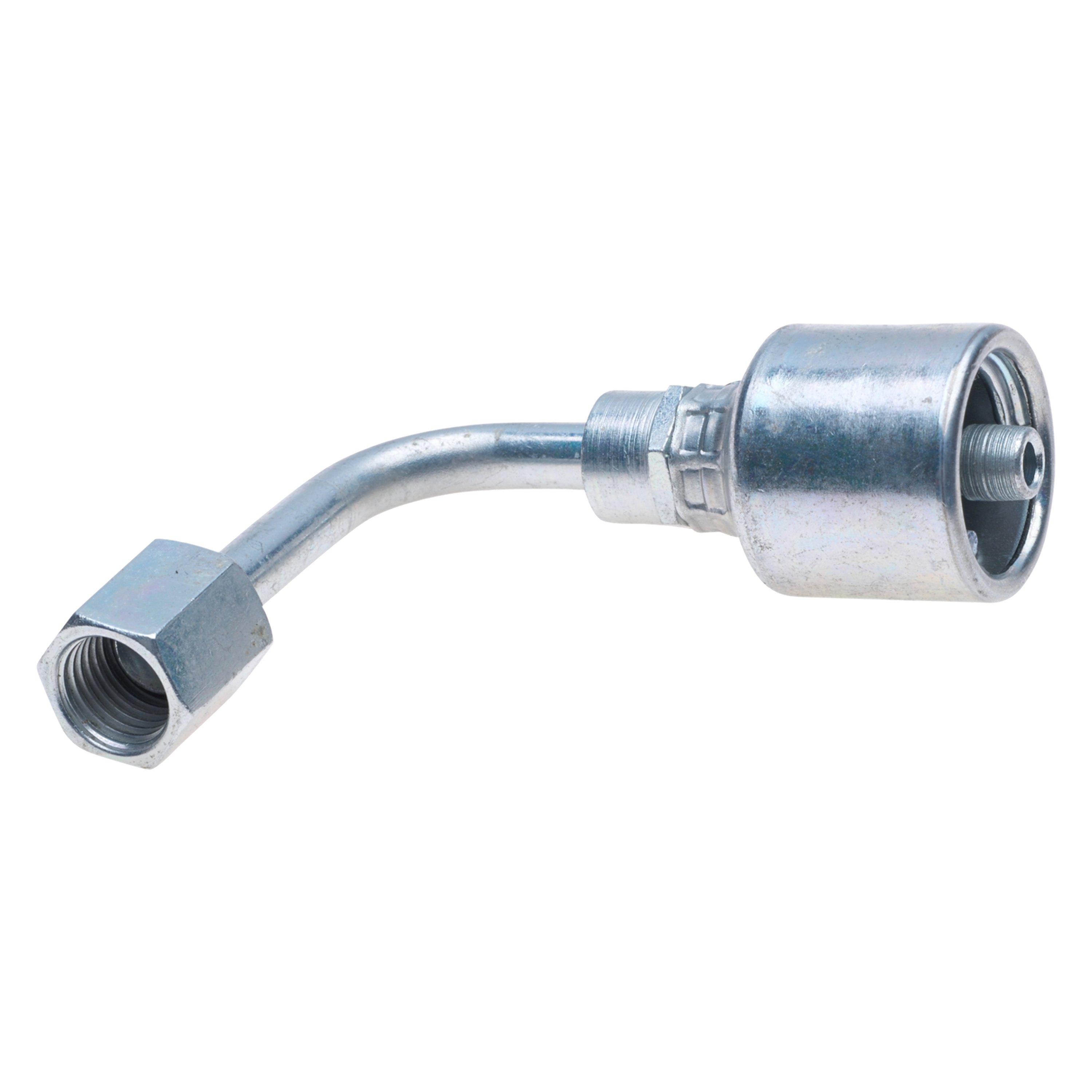MegaCrimp Gates G25179-0606 Female JIC 37 Flare Swivel 90 Bent Tube MegaCrimp Gates G25179-0606 Female JIC 37 Flare Swivel 90 Bent Tube