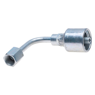 Gates® - MegaCrimp™ 5/8" x 3.38" Female JIC 37° Flare Swivel 90° Bent Tube Coupling