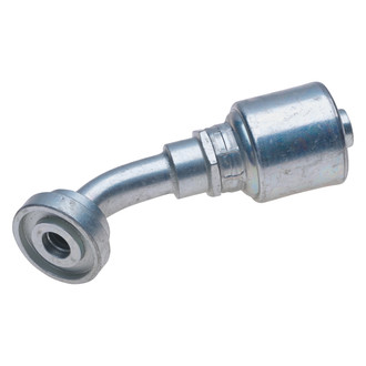 Gates® - MegaCrimp™ 3/4" x 4.82" Code 61 O-Ring Flange 45° Bent Tube Coupling