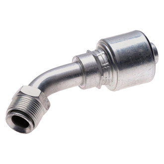 Gates® - MegaCrimp™ SAE Male Inverted Swivel 45° Bent Tube Coupling