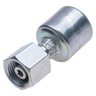 Gates® - MegaCrimp™ 1/2" x 2.68" Female DIN 24° Cone Swivel Heavy Series with O-Ring Coupling
