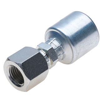 Gates® - MegaCrimp™ 3/4" x 3.79" Female Japanese Industrial Standard Swivel Coupling