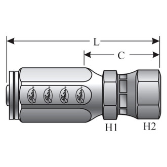 Gates® - Female JIC 37° Flare Swivel Coupling (1 Wire)