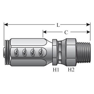 Gates® - Female JIC 37° Flare Swivel Coupling