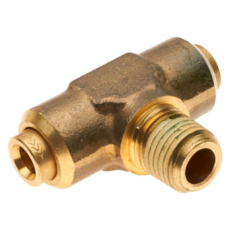 Gates® - Brass SureLok™ Air Brake Branch Tee to Male Pipe Coupling