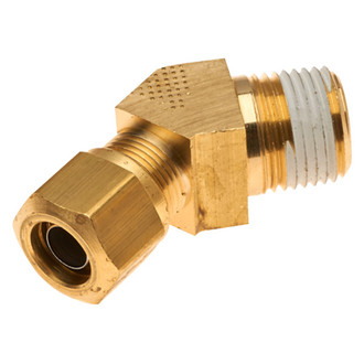 Gates® - Brass Air Brake to Male Pipe 45° Hex Style Coupling