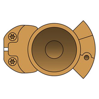 Gates® - Brass Gladhand Coupling for Rubber Hose