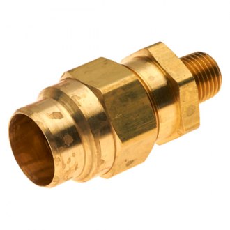 Gates® - Brass Air Brake to Male Pipe with Nut and Sleeve