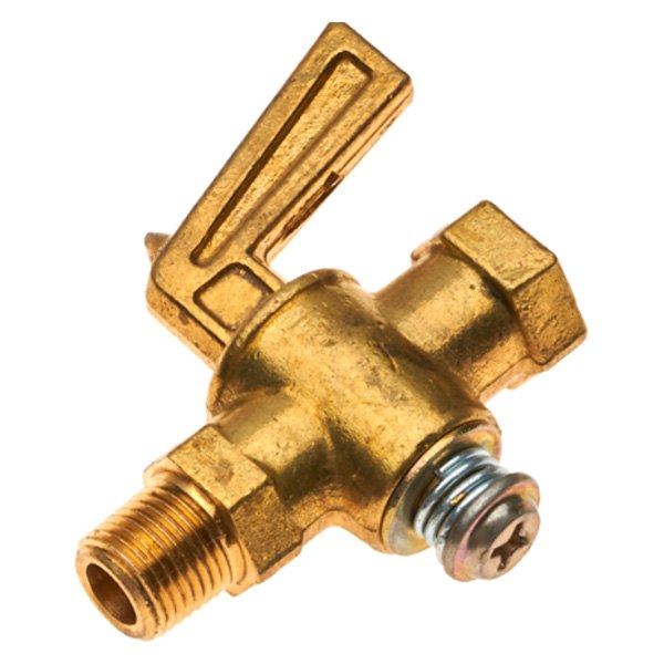 Gates® - 1/4"-18 Brass Air Drain Cock Male Pipe to Female Pipe