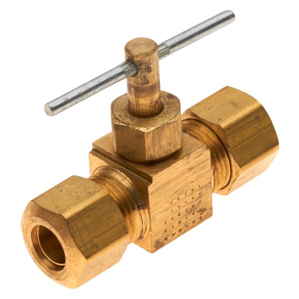 Gates® - Brass 3/16" Needle Valve Copper Tubing to Copper Tubing