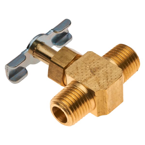 Gates® - 1/8"-27 Brass Needle Valve Male Pipe to Male Pipe