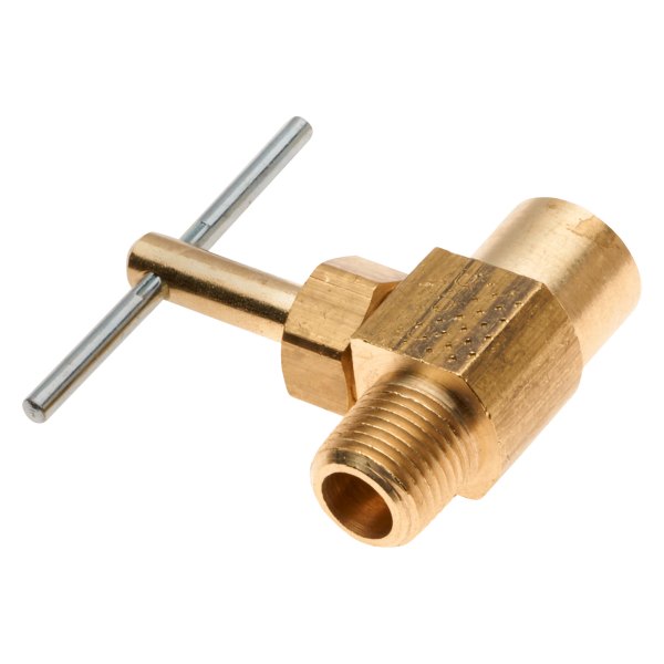 Gates® - 1/4"-18 Brass Needle Valve Male Pipe to Female Pipe