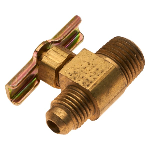 Gates® - 7/16"-20 Brass Needle Valve Male SAE 45° Flare to Male Pipe