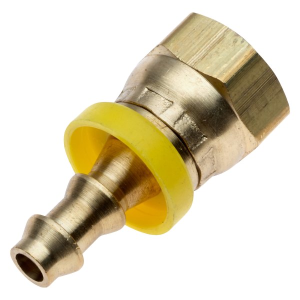 Gates® - 3/8"-18 Brass Female Pipe Swivel with Cone Seat Lock-On Field Attachable Coupling