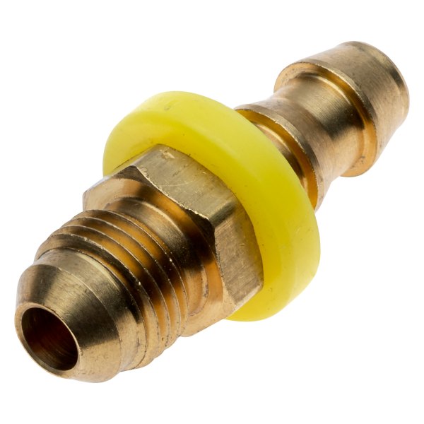 Gates® - 7/16"-20 Brass Male JIC 37° Flare Lock-On Field Attachable Coupling