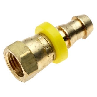 Gates® - Brass Female JIC 37° Flare Swivel Lock-On Field Attachable Coupling