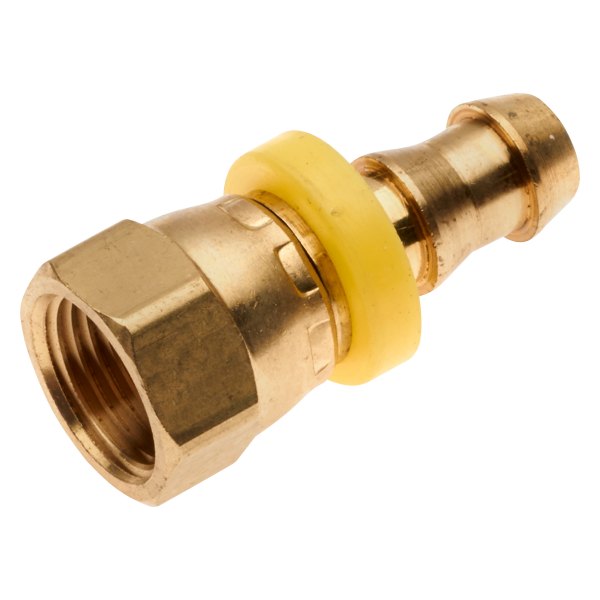 Gates® - 5/16" Brass Female SAE 45° Flare Swivel Lock-On Field Attachable Coupling