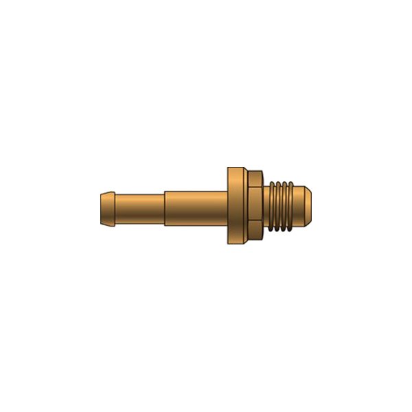 Gates® - 1/2"-20 Brass Male SAE 45° Flare Connector Single Bead Coupling