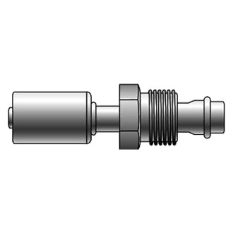 Gates® - PolarSeal™ 1/2" Aluminum Male SAE Tube O-Ring Nut Swivel Coupling (ACA)