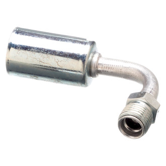 Gates® G45599-0808 - PolarSeal™ 13/32" Aluminum Male Inverted O-Ring 90° Bent Tube Coupling (ACA)