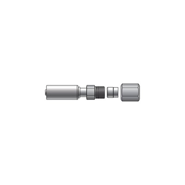 Gates® - PolarSeal II™ 1/3" Steel Male SAE Flareless Assembly Coupling (ACB)