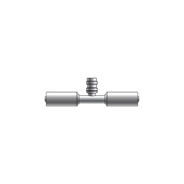 Gates® - PolarSeal II™ 1/3" Aluminum Hose Splicer Coupling (ACB) with R134a Service Port
